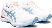 Asics Gel-Nibus 22 Sportschoenen - Maat 39.5 - Vrouwen - Wit - Licht blauw