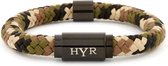 HYR Bracelets - Chinook Black - Armband - Touw - 19cm