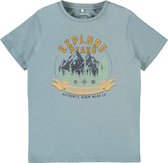 Name it t-shirt jongens - blauw - NKMlasto - maat 158/164