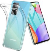 Flexibele achterkant Silicone hoesje transparant Geschikt voor: Samsung Galaxy A32 5G
