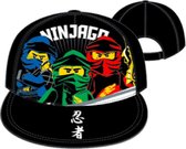 Lego Ninjago pet - cap - zwart - Maat 52