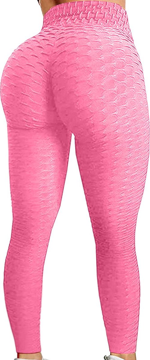 Miresa - Sexy Sportleggings / Fitness & Yoga High Waist Leggings – Roze - Maat S