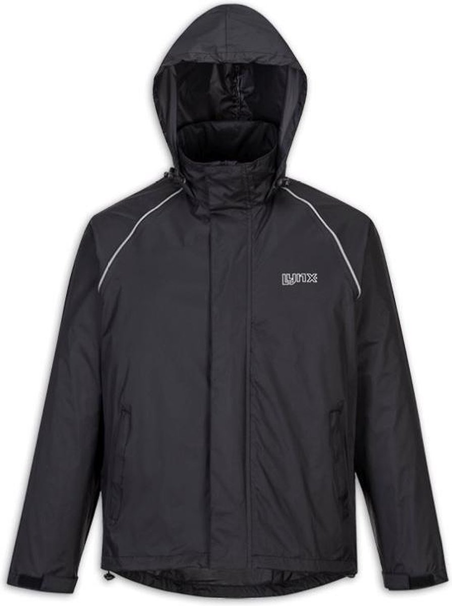 Lynx Fiets Regenjas - Ademend - Zwart