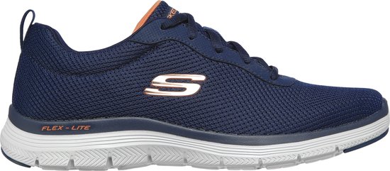 Leia hebben olie Skechers Flex Advantage 4.0 heren sneakers blauw - Maat 46 - Extra comfort  - Memory Foam | bol.com