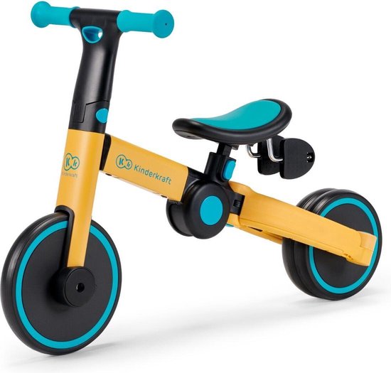 Kinderkraft 4Trike Vouw driewieler - Loopfiets - Balance Bike - Primrose  Yellow | bol.com