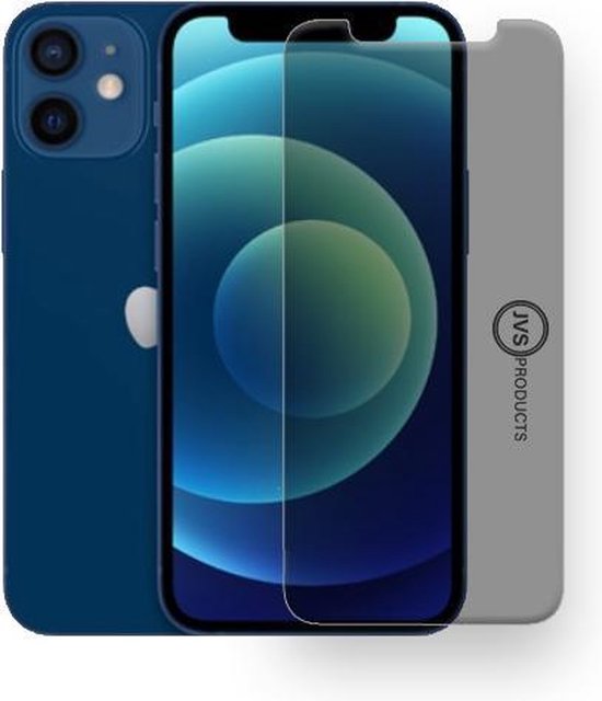 Screenprotector geschikt voor iPhone 12 Mini Privacy Tempered Glass