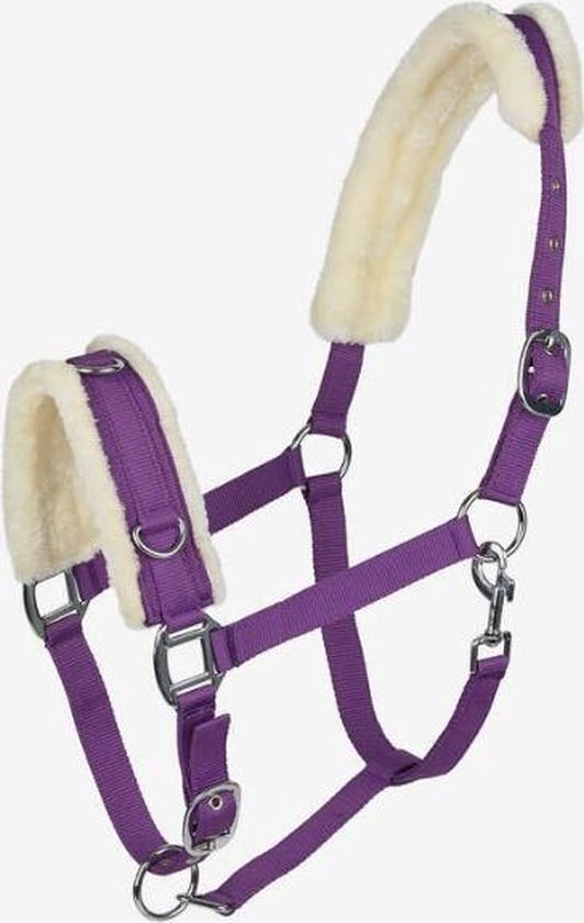 Horze halster kaptoom - paars - pony Horze halster kaptoom - paars - pony