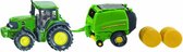 SIKU John Deere Tractor met Balenpers - Speelgoedvoertuig