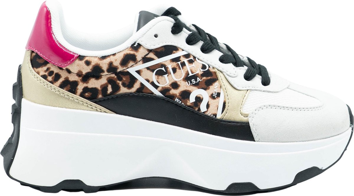 Guess Calebb Active Lady Dames Sneaker - Leopard - Maat 39