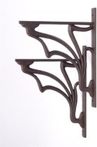 Plankendrager - Art nouveau -  wandbeugels - set van 2