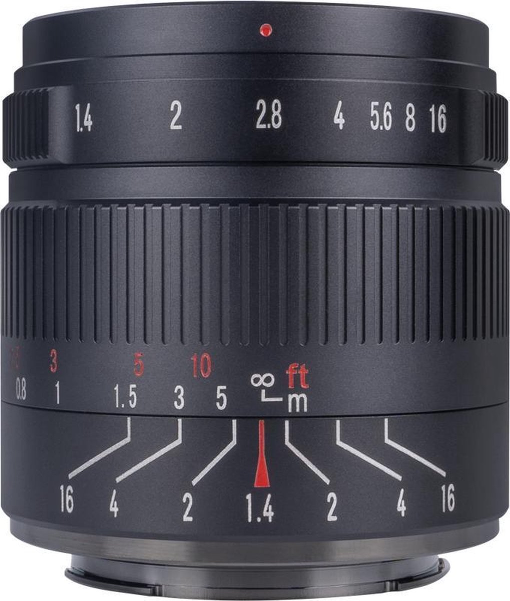 7 Artisans – Cameralens – 55mm F1.4 MKII APS-C voor Panasonic, Olympus M43, zwart