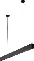 Groenovatie LED Linear Hangarmatuur - 45W - 120cm - Mat Zwart - Warm Wit