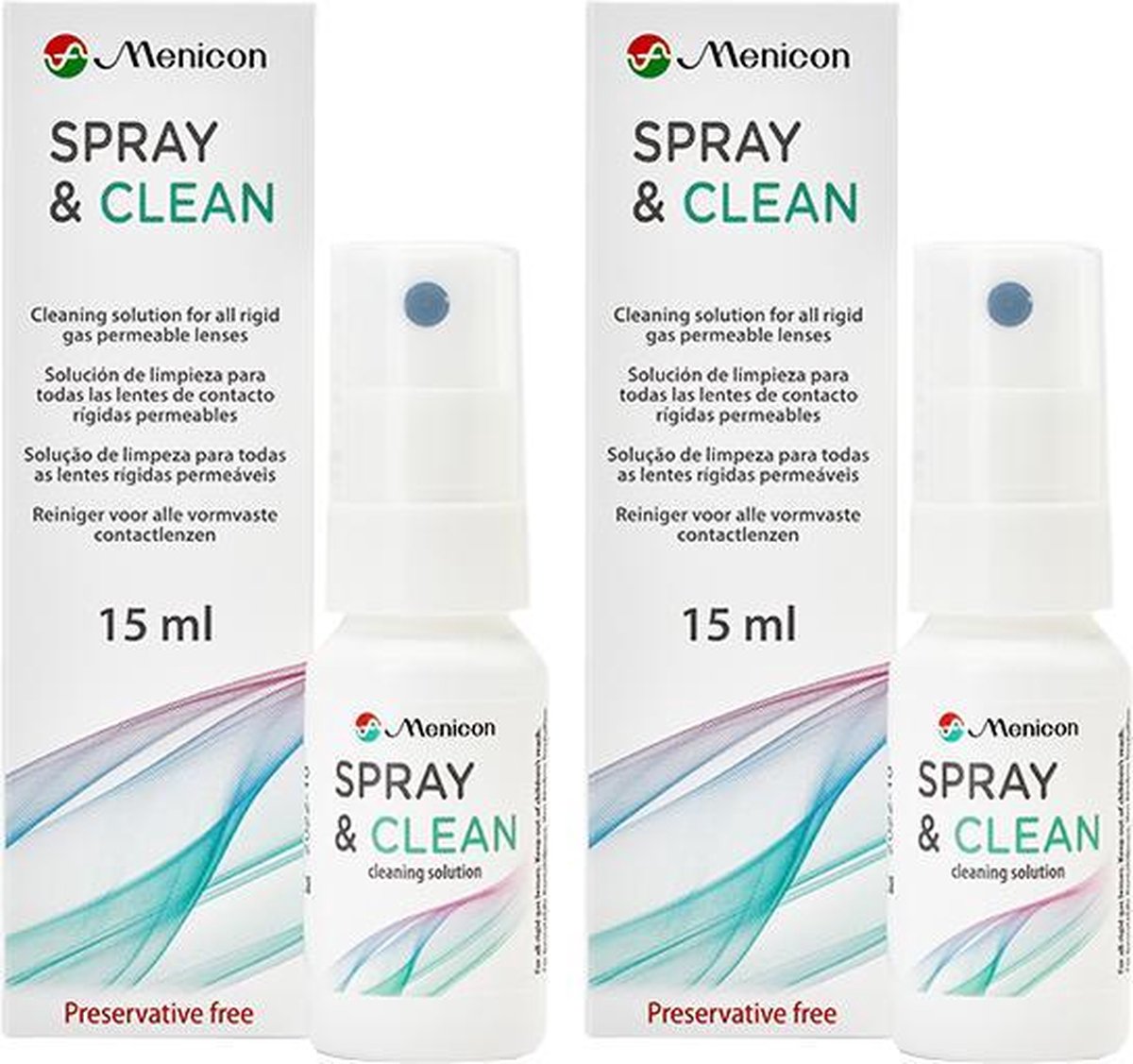 Menicon Spray & Clean | 2x 15ml