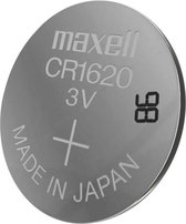 Maxell Lithium Batterij - Knoopcel - CR1620 - 2 stuks - 3V - Made in Japan