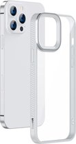 Baseus Apple iPhone 13 Pro Max Hoesje TPU Back Cover Transparant/Grijs