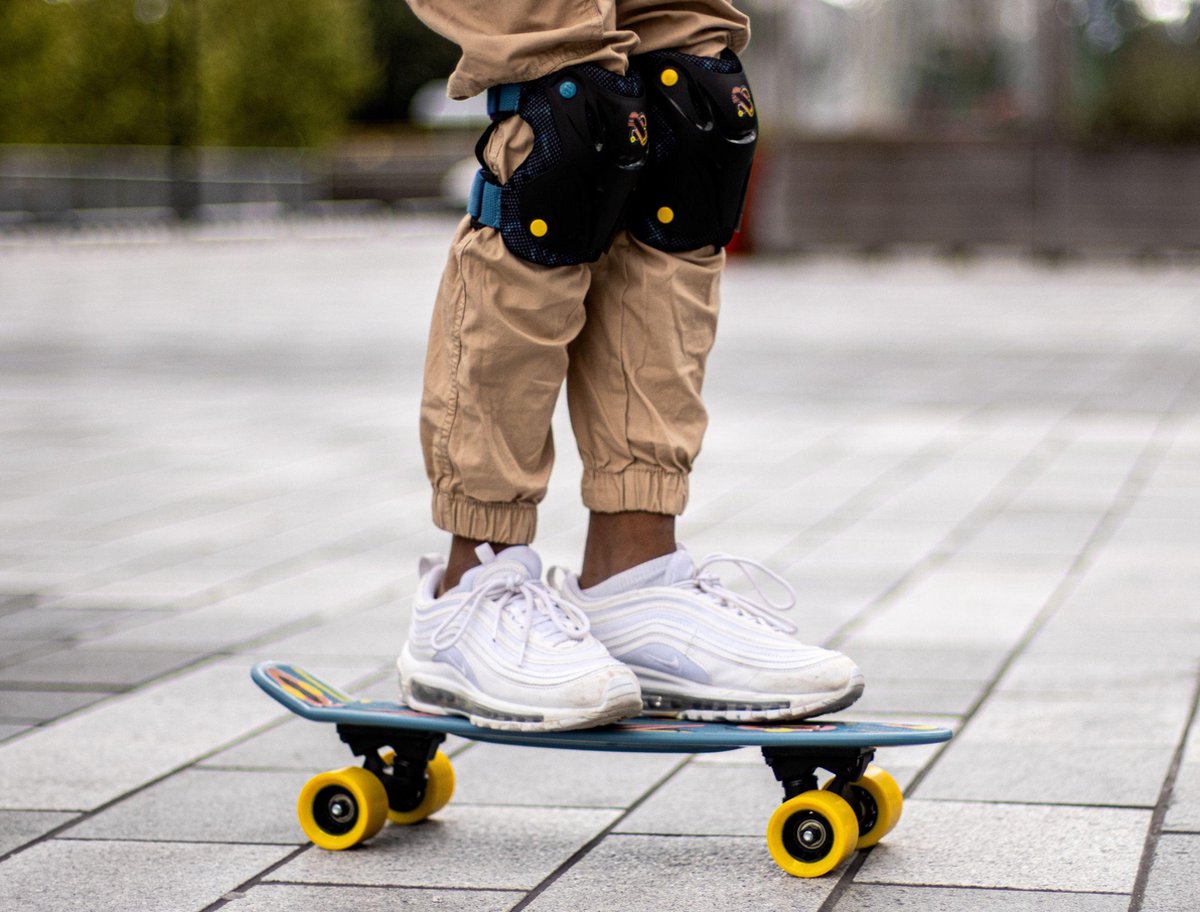 Nijdam FlipGrip Skateboard - Gamester - Blauw/Geel — afbeelding 4