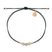 Jade Stone armband - Mint15 - Goud
