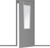 Klasse buitenspiegel - 36 x 110 cm - Zilver