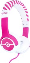 OTL Technologies Pokémon Pokéball Pink Kids Écouteurs Avec fil Arceau Jouer Rose, Blanc