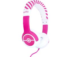Pokémon Pink - kinder koptelefoon - volumebegrenzing - verstelbaar - comfortabel