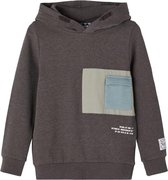 Name-it Jongens Sweater Oller Dark Grey Melange