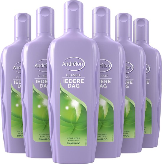 Andrélon Classic Iedere Dag Shampoo - 6 x 300 ml - Voordeelverpakking |  bol.com