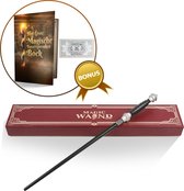 Toverstaf - Geschikt voor Narcissa Malfidus / Malfoy kostuum - Magic Wand - Met Treinkaartje  - Inclusief Toverspreuken E-book