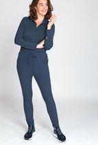 Blauwe Broek/Pantalon van Je m'appelle - Dames - Travelstof - Maat L - 6 maten beschikbaar