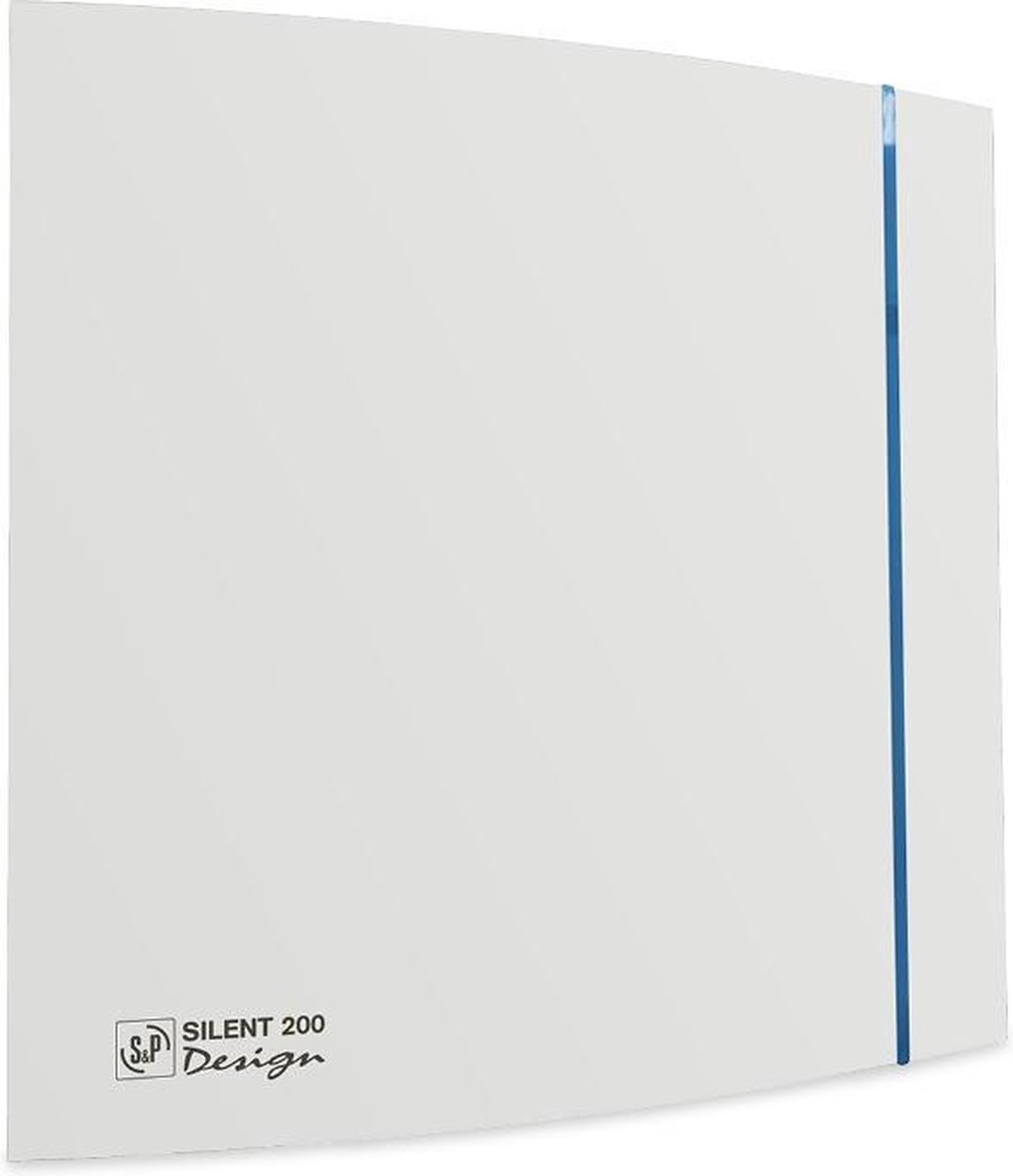 Soler & Palau Silent-200 Design Badkamer-/Toiletventilator - 230V AC - 16W - 175 m³/h - 35dB - IP45 - SILENT-200CZ