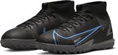 Nike Mercurial Superfly 8 Sportschoenen - Maat 37.5 - Unisex - Zwart - Blauw - Grijs