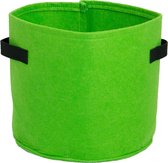 Furniteam Vilten Bloempot - Voor Binnen en Buiten - 20 Liter Inhoud - Kleur: Groen