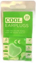 Cool-Earplugs oordopjes 20 dB groen in opbergdoosje
