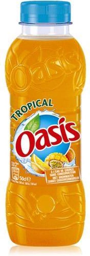 Oasis | Tropical | Petfles | 24 x 50 cl