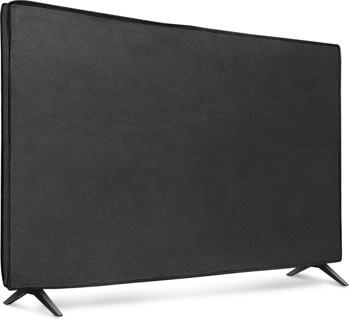 kwmobile tv hoes voor 75" TV cover - Beschermhoes voor televisie - Voor binnengebruik - Tegen vuil en stof - In zwart