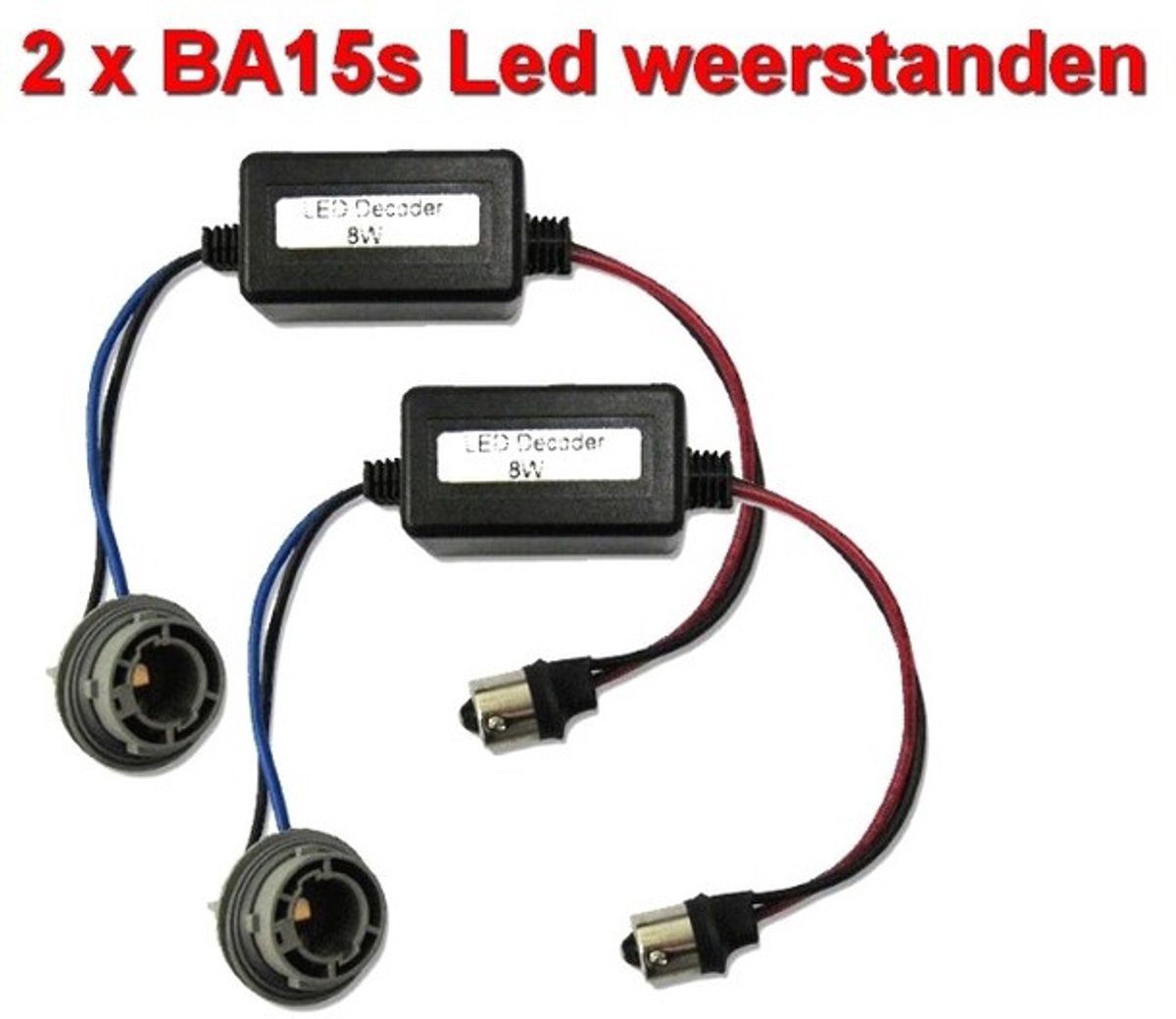 12Volt decoders voor BA15sLED lampen