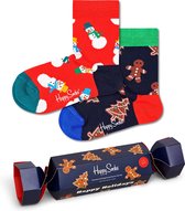 Happy Socks XKHOL02-6500 Kids Holiday Socks Gift Set - maat 2-3Y