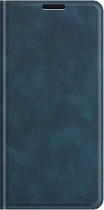 Casecentive Magnetisch Leren Wallet case - hoesje - wallet - iPhone 13 mini - blauw