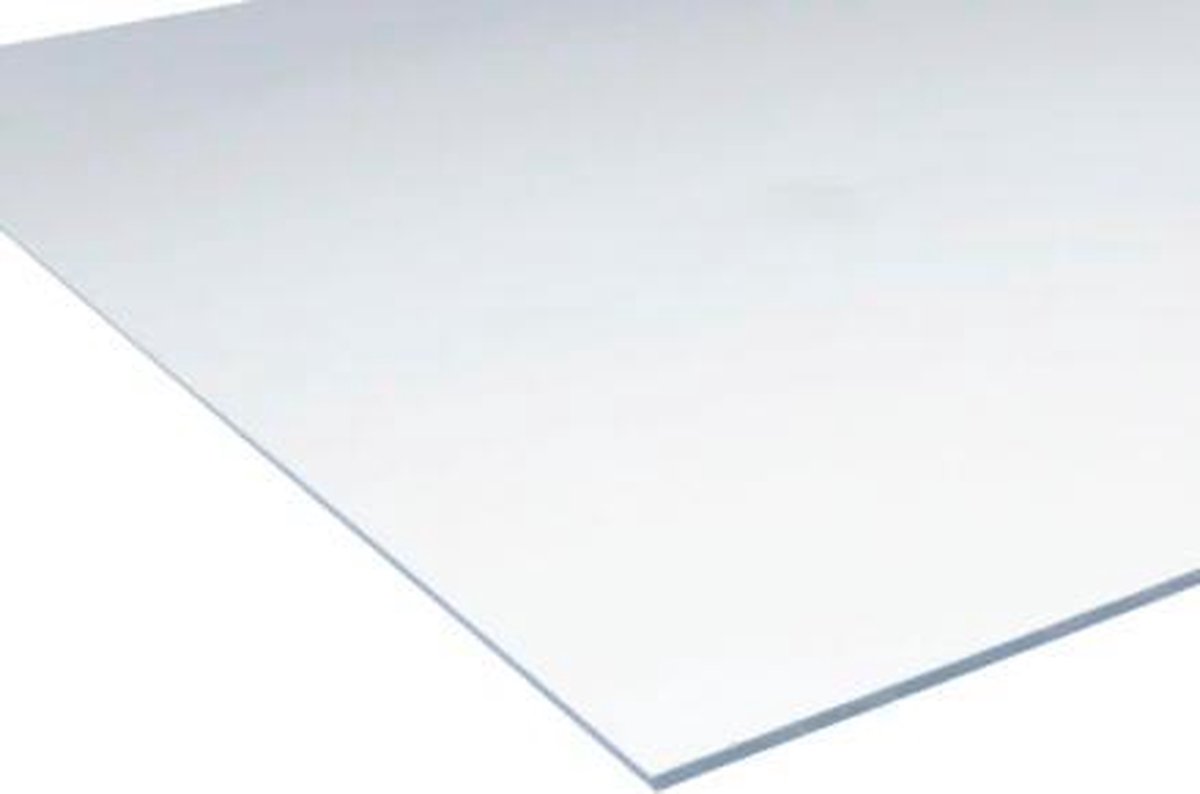 3 plaques acryliques vierges en plexiglas blanc au format 20x30cm