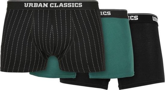 Urban Classics - Organic 3-Pack Boxershorts - 4XL - Multicolours