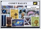 Komeet Halley – Luxe postzegel pakket (A6 formaat) : collectie van verschillende postzegels van komeet Halley – kan als ansichtkaart in een A6 envelop - authentiek cadeau - kado -