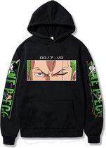 One Piece Hoodie -  Roronoa Zoro  - Maat XXS