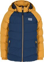 Lego wear Legowear Jongens Winterjas LWJIPE 704 Blue/Yellow - 152
