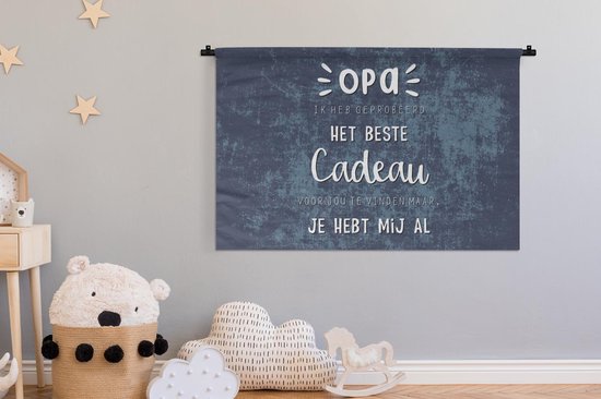 Tapisserie - Tapisserie - Vaderdag - Cadeau homme - Papy - 120x80 cm - Tapisserie