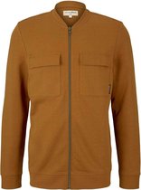 Tom Tailor Denim Lange mouw Vest - 1029554 Cognac (Maat: L)