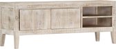 Tv meubel massief mangohout 118x35x46 cm