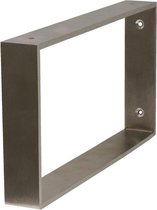 Duraline - Angular Stainless Steel - Plankdrager metaal - Planksteun - Roestvrijstaal -