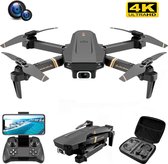 E&CT Trading   -  RC mini fpv Real-Time Transmissie - Quadcopter WiFi - Dual 4k HD Video - Drone 2 Camera 4K Video - 3 ACCU