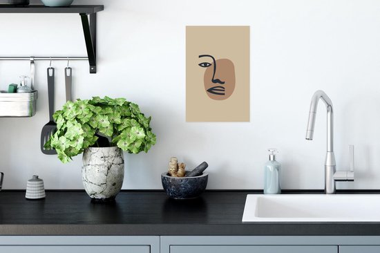 Affiche Pastel - Couleur - Visage - 20x30 cm