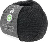 Lana Grossa Cool Wool Big Mélange Gots 50 gram Antraciet Nr 220