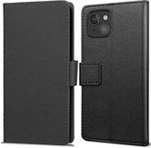iPhone 13 Mini hoesje - Book Wallet Case - Zwart - Cazy